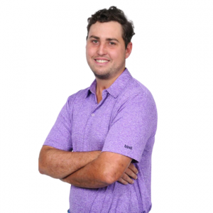 Melange Cationic Golf Shirt Lilac